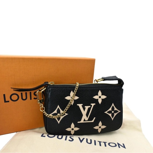 Louis Vuitton Pochette Accessoires Bicolor Monogram Empreinte Giant Mini - Picture 12 of 14